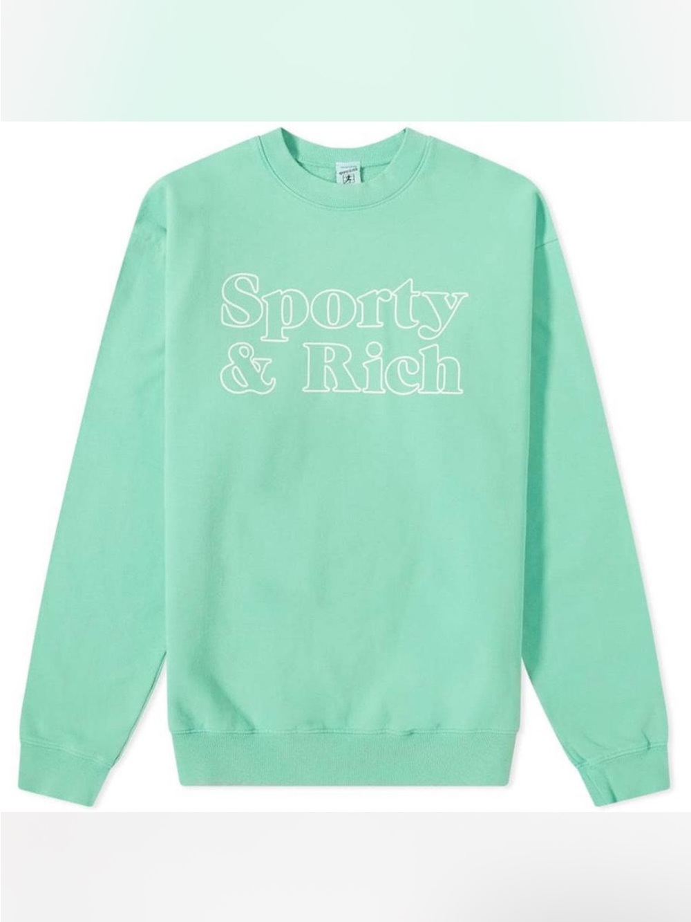 Sporty & Rich Logo Crewneck